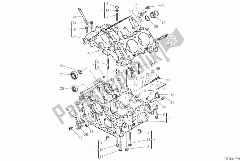Todas las partes para 09a - Par De Semicárter de Ducati Superbike Panigale V4 R USA 998 2019